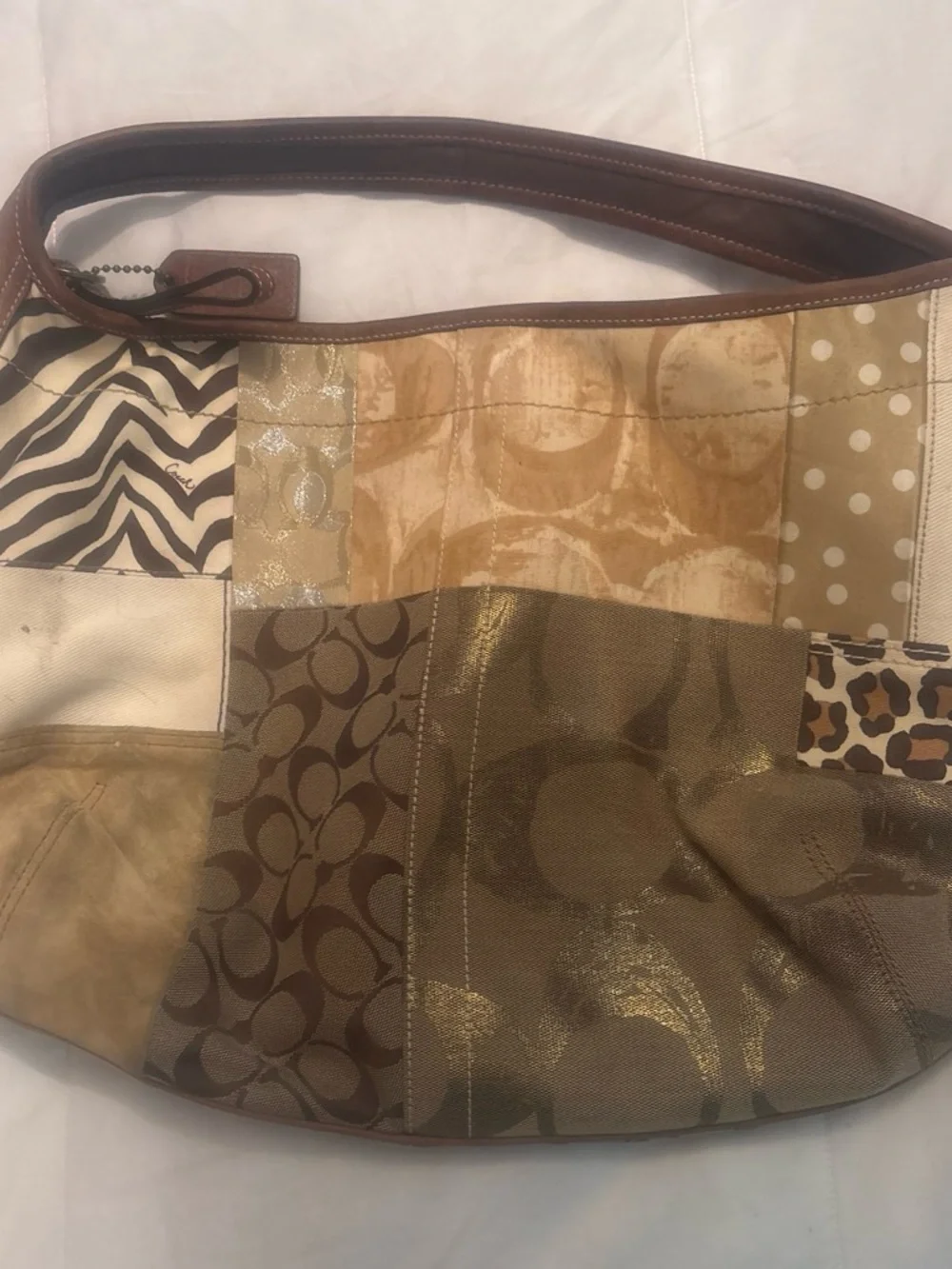 Coach patchwork shoulder